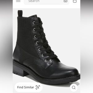 Lifestride women’s combat boots knockout knit black 7 1/2 M. Excellent condition